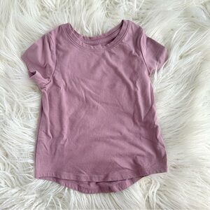 Cat & Jack Target Toddler Girls Purple Short Sleeve Shirt Size 4T